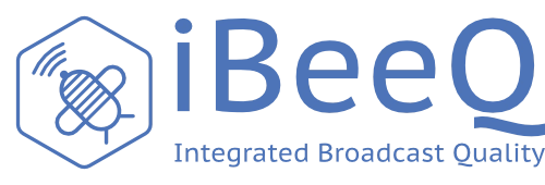 Logo iBeeQ Integrated Broadcast Quality